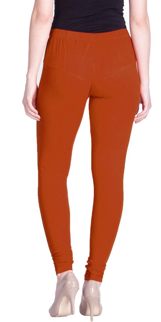  Lyra rust Free Size Churidar Leggings