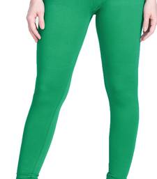  Lyra Pak green Free Size Churidar Leggings