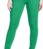  Lyra Pak green Free Size Churidar Leggings