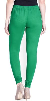  Lyra Pak green Free Size Churidar Leggings 4