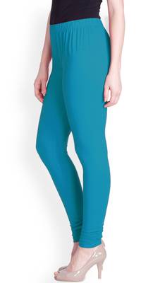  Lyra blue coracao Free Size Churidar Leggings 3