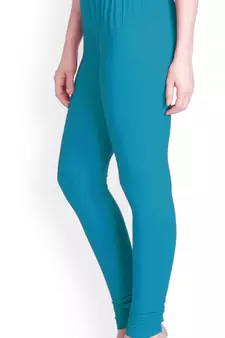  Lyra blue coracao Free Size Churidar Leggings
