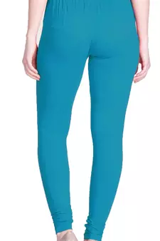  Lyra blue coracao Free Size Churidar Leggings