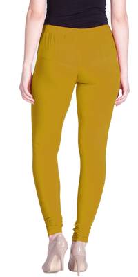  Lyra rich gold Free Size Churidar Leggings 4