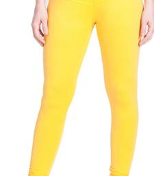  Lyra Yellow Free Size Churidar Leggings