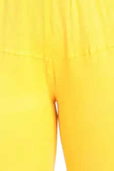  Lyra Yellow Free Size Churidar Leggings