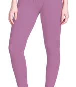  Lyra Moving Mauve Free Size Churidar Leggings