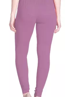  Lyra Moving Mauve Free Size Churidar Leggings