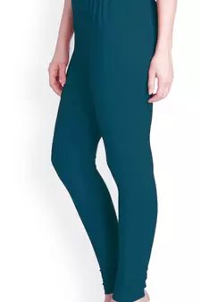  Lyra Ocean Blue Free Size Churidar Leggings