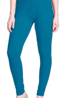  Lyra Sea Green Free Size Churidar Leggings