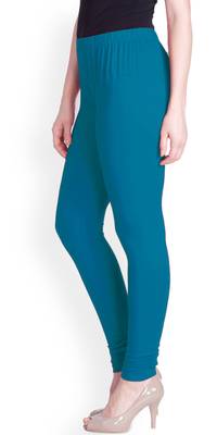  Lyra Sea Green Free Size Churidar Leggings 3