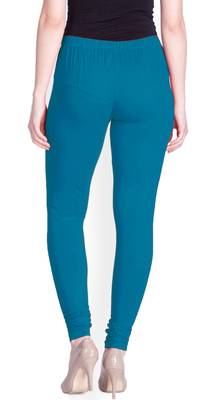  Lyra Sea Green Free Size Churidar Leggings 4
