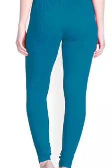  Lyra Sea Green Free Size Churidar Leggings