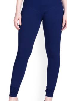  Lyra Royal Blue Free Size Churidar Leggings