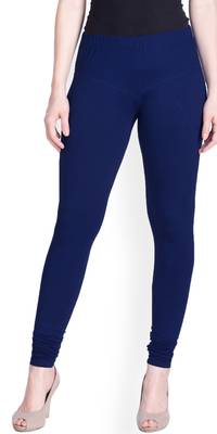  Lyra Royal Blue Free Size Churidar Leggings 1