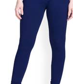  Lyra Royal Blue Free Size Churidar Leggings