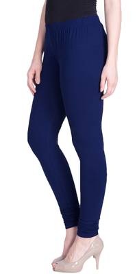  Lyra Royal Blue Free Size Churidar Leggings 3