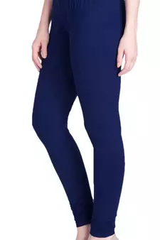  Lyra Royal Blue Free Size Churidar Leggings
