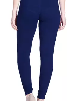  Lyra Royal Blue Free Size Churidar Leggings