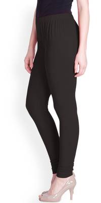  Lyra Charcoal Free Size Churidar Leggings 3