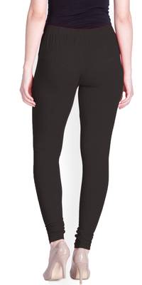  Lyra Charcoal Free Size Churidar Leggings 4