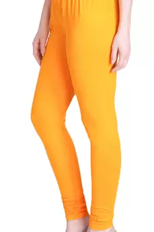  Lyra Turmeric Free Size Churidar Leggings