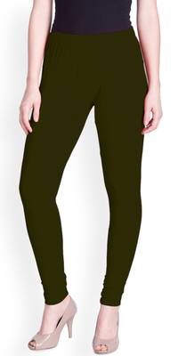  Lyra Olive Free Size Churidar Leggings 1