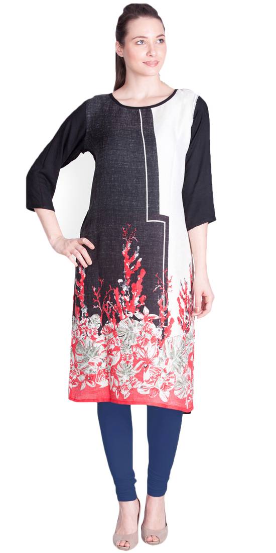  Lyra Denim Blue Free Size Churidar Leggings