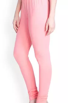  Lyra blush Free Size Churidar Leggings