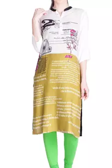  Lyra Lime Free Size Churidar Leggings