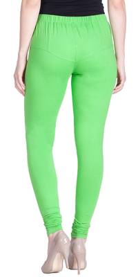  Lyra Lime Free Size Churidar Leggings 4