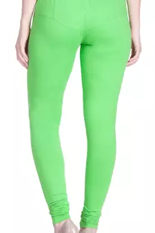  Lyra Lime Free Size Churidar Leggings