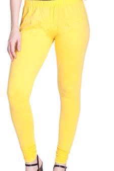  Lyra Lemon Free Size Churidar Leggings