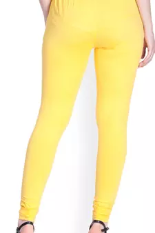  Lyra Lemon Free Size Churidar Leggings