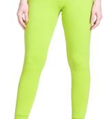  Lyra Yellow Green Free Size Churidar Leggings