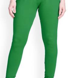  Lyra Forest green Free Size Churidar Leggings