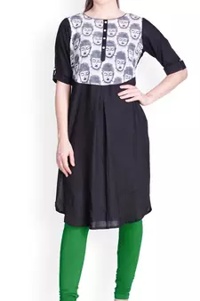  Lyra Forest green Free Size Churidar Leggings