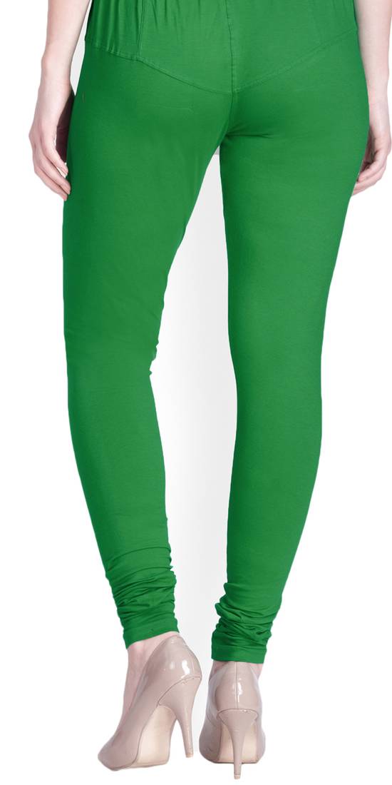 Lyra Forest green Free Size Churidar Leggings