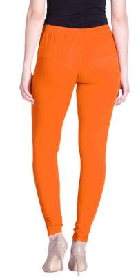  Lyra Saffron Free Size Churidar Leggings 4
