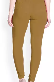  Lyra Wheat Free Size Churidar Leggings