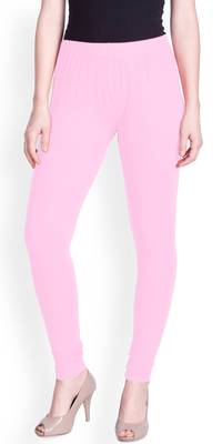  Lyra Baby Pink Free Size Churidar Leggings 1