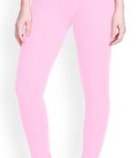  Lyra Baby Pink Free Size Churidar Leggings