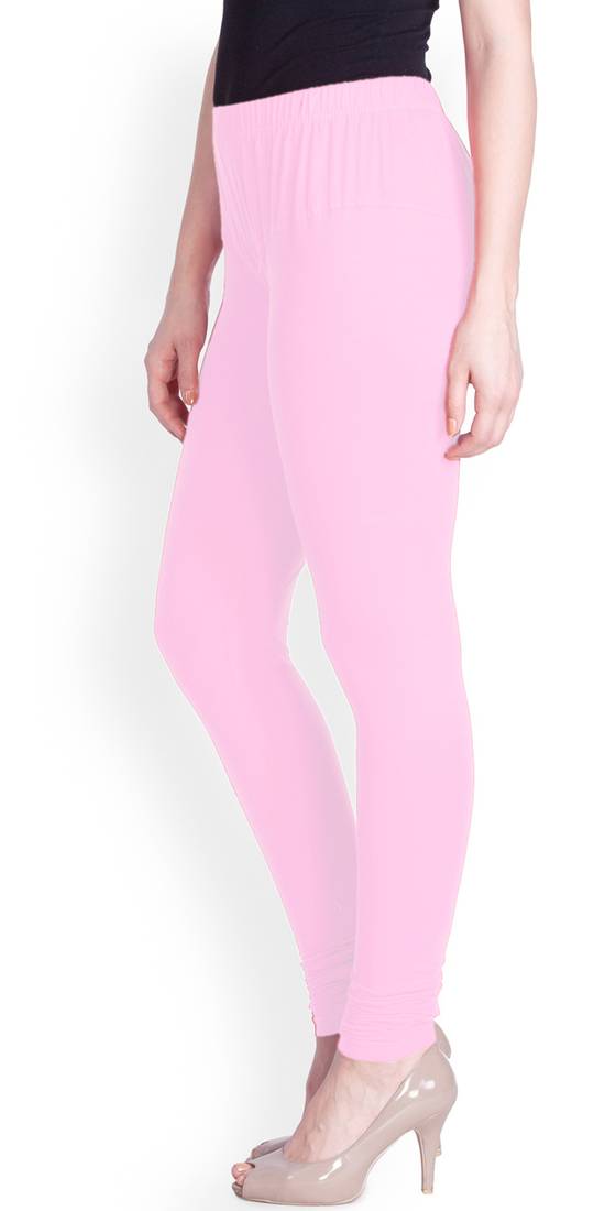  Lyra Baby Pink Free Size Churidar Leggings