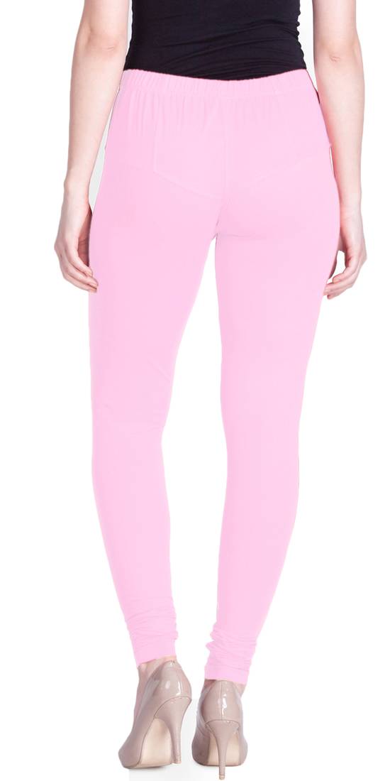  Lyra Baby Pink Free Size Churidar Leggings