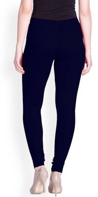  Lyra Deep Navy Free Size Churidar Leggings 4
