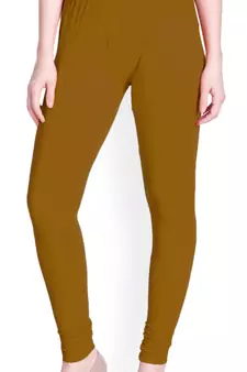  Lyra Yellow Gold Free Size Churidar Leggings