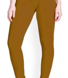  Lyra Yellow Gold Free Size Churidar Leggings