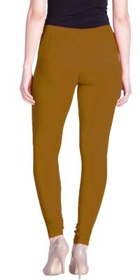  Lyra Yellow Gold Free Size Churidar Leggings 4