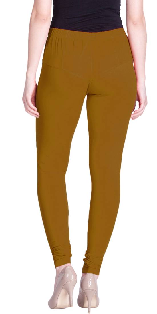 Lyra Yellow Gold Free Size Churidar Leggings