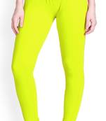  Lyra Neon Lemon Free Size Churidar Leggings